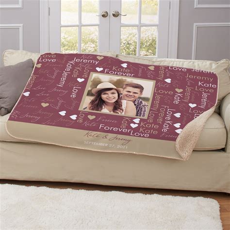 couples picture blanket